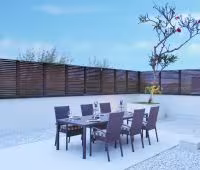 Villa Adenium, Comedor al aire libre