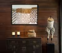 Villa Samuan, Detalle del interior