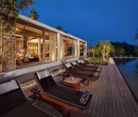 Villa Tantangan, cubierta de la piscina