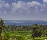 Villa Mandalay, Vista hacia el mar
