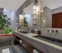Villa Tangram, Baño principal